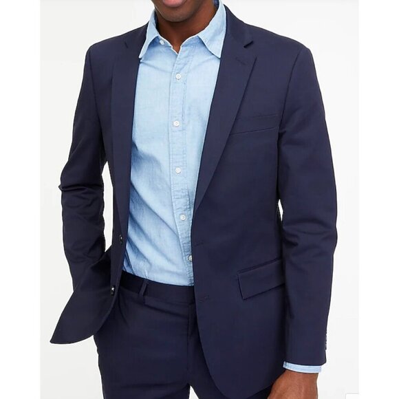 J.Crew Men's $298 Thompson Stretch Suit Jacket Stretch Chino Size 40R BA491 - Picture 2 of 12